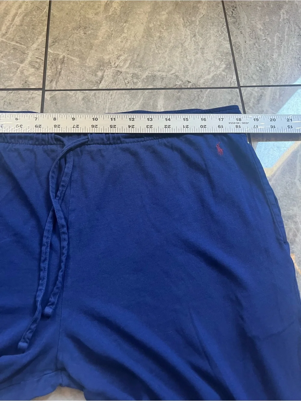 Polo Ralph Lauren Men's Embroidered Blue Knit Sleepwear Pajama Lounge Pants Sz L